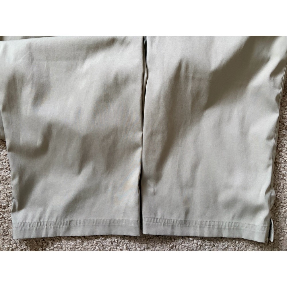Nike Golf Tour Performance Dri-Fit Stretch Chino Pants Logo Khaki 40x30 JBHS - Picture 8 of 12